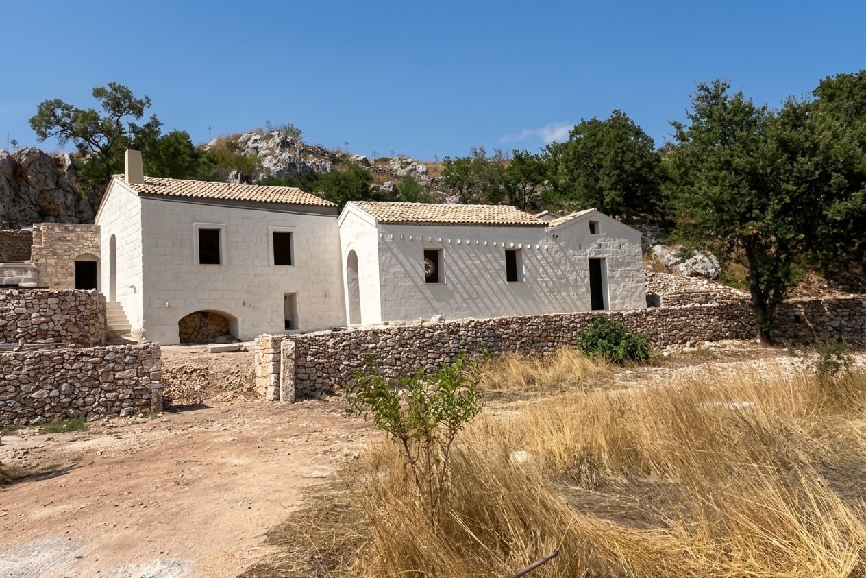 La Masseria Trafone dopo gli interventi di recupero